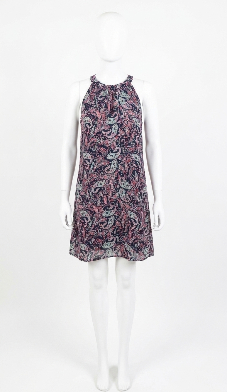 NEW VERONICA M antoinette halter dress in paisley print